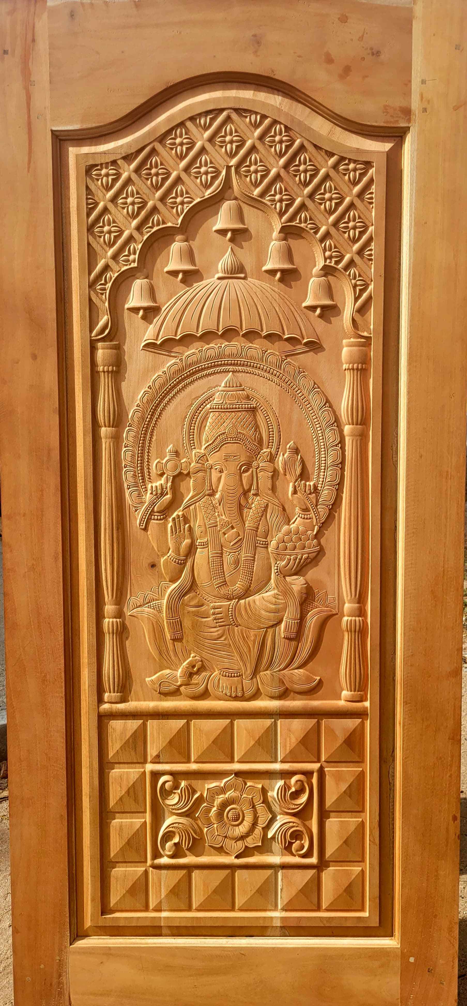 Exquisite Ganesha Pooja Door